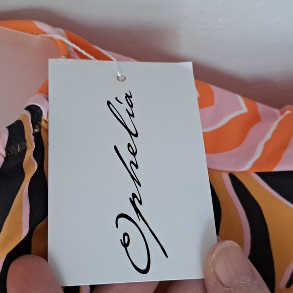 It's Now Cool Showtime Eco in Coral Flame One Piece Swimsuit SZ S NWT - Picture 5 of 10